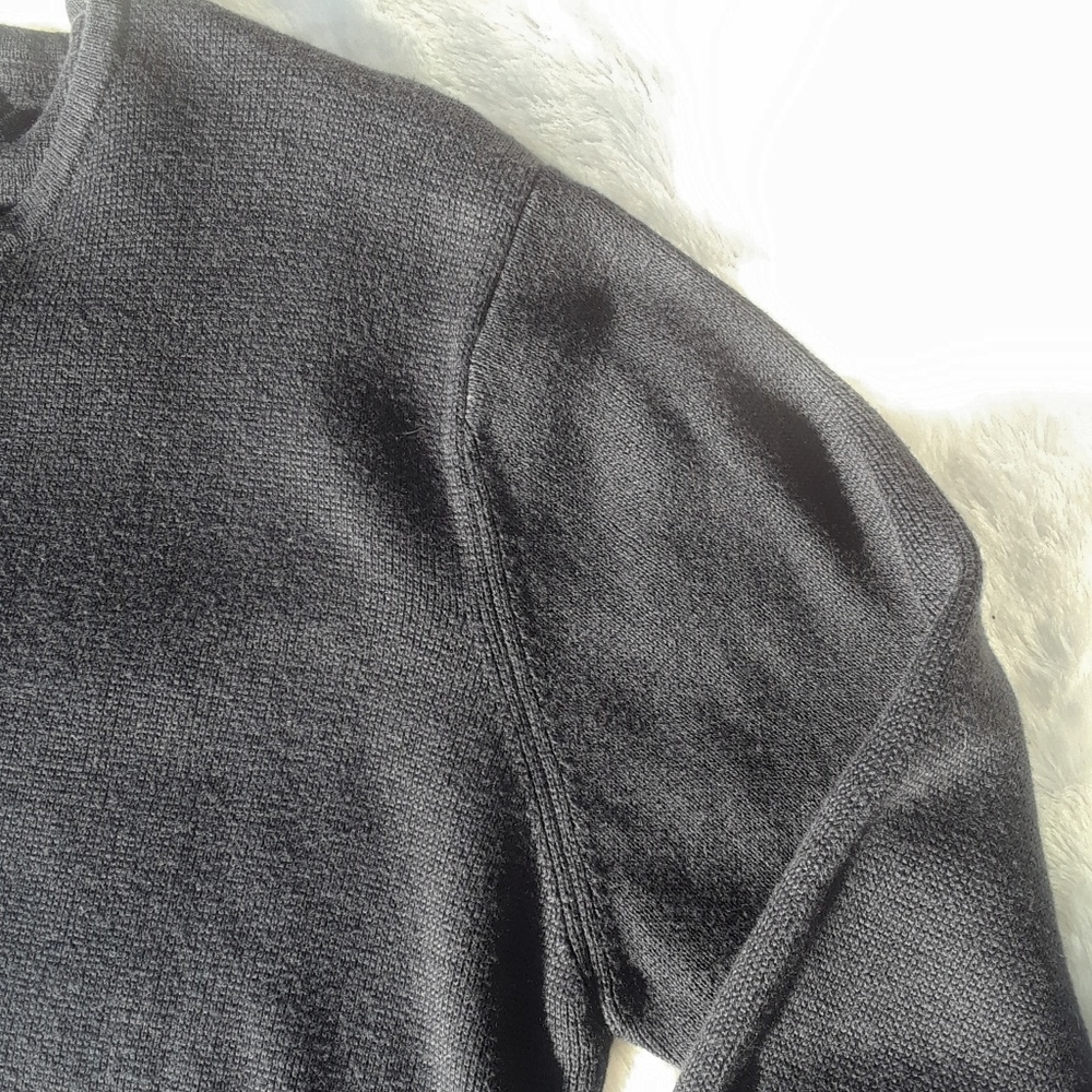 SALE Vintage Essential Elements navy blue cardigan sz M - Picture 4 of 7